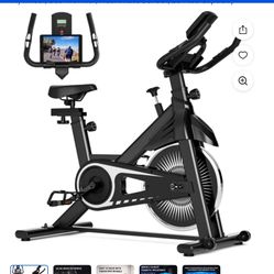 In Box New Indoor Exercise Bike with Adjustable Seat & Handlebars, 17LB