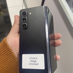 Z Fold 5 256GB Unlocked Cash Or $50 Down