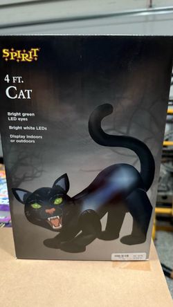 4 Ft Black Cat Inflatable