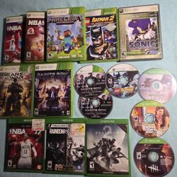 Xbox 360 And Xbox One Games Minecraft GTA Sonic 