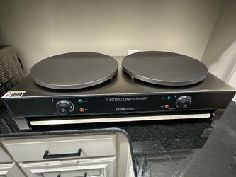 VEVOR Electric Crepe Maker, 16-Inch Double Head Commercial Crepe Machine