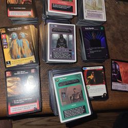 Large Lot Of STAR WARS GAME CARDS