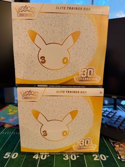 Pokemon 30th Anniversary Celebration ETBs