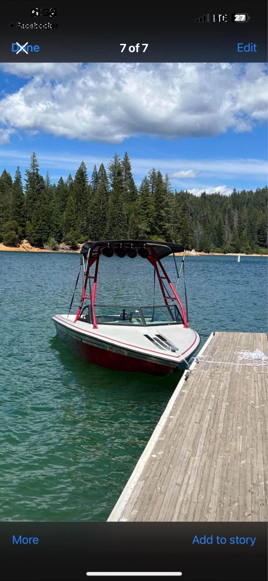1989 Supra TS6M Competition Ski Boat