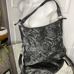 Black Studded Purse