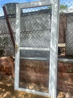 Aluminum Storm Screen Door