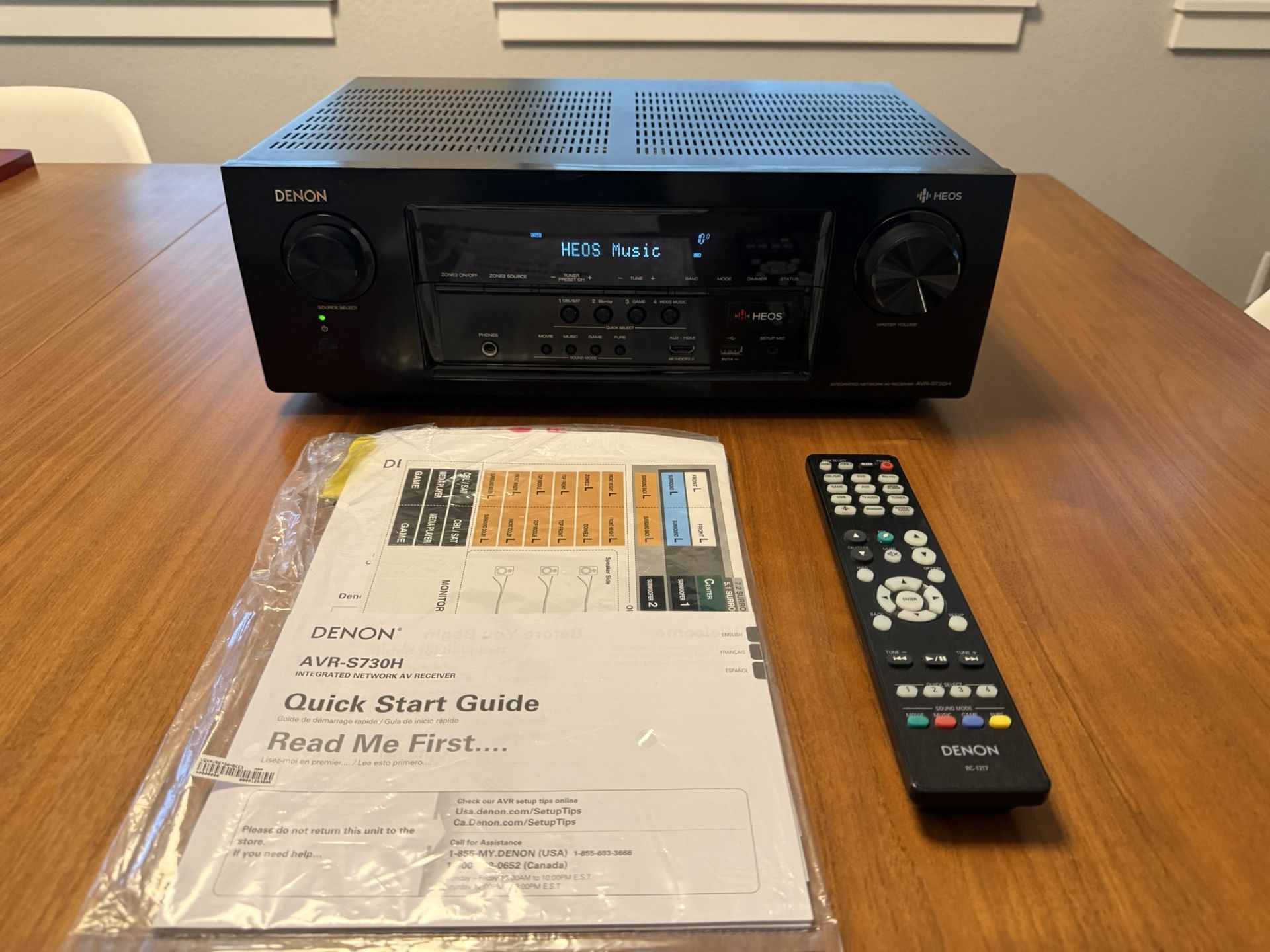 Denon AVR-S730H Integrated Network Receiver