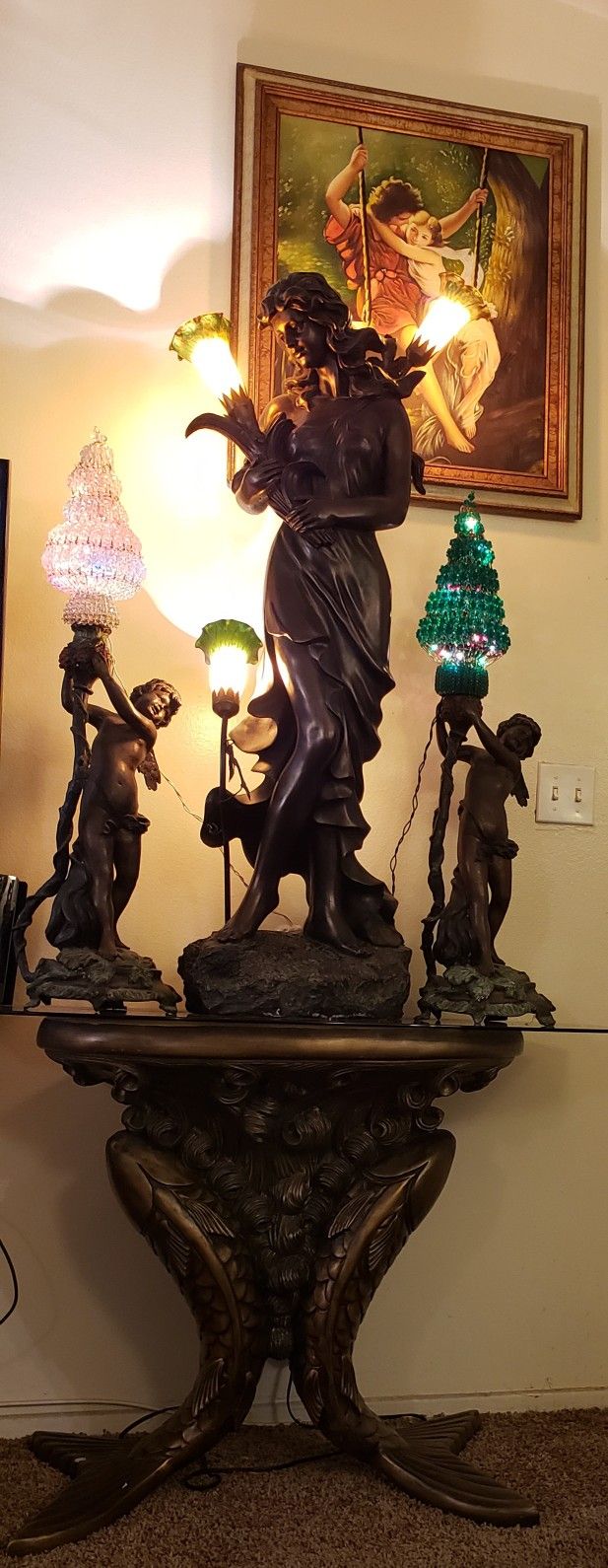 Very Nice Lamp Statue 