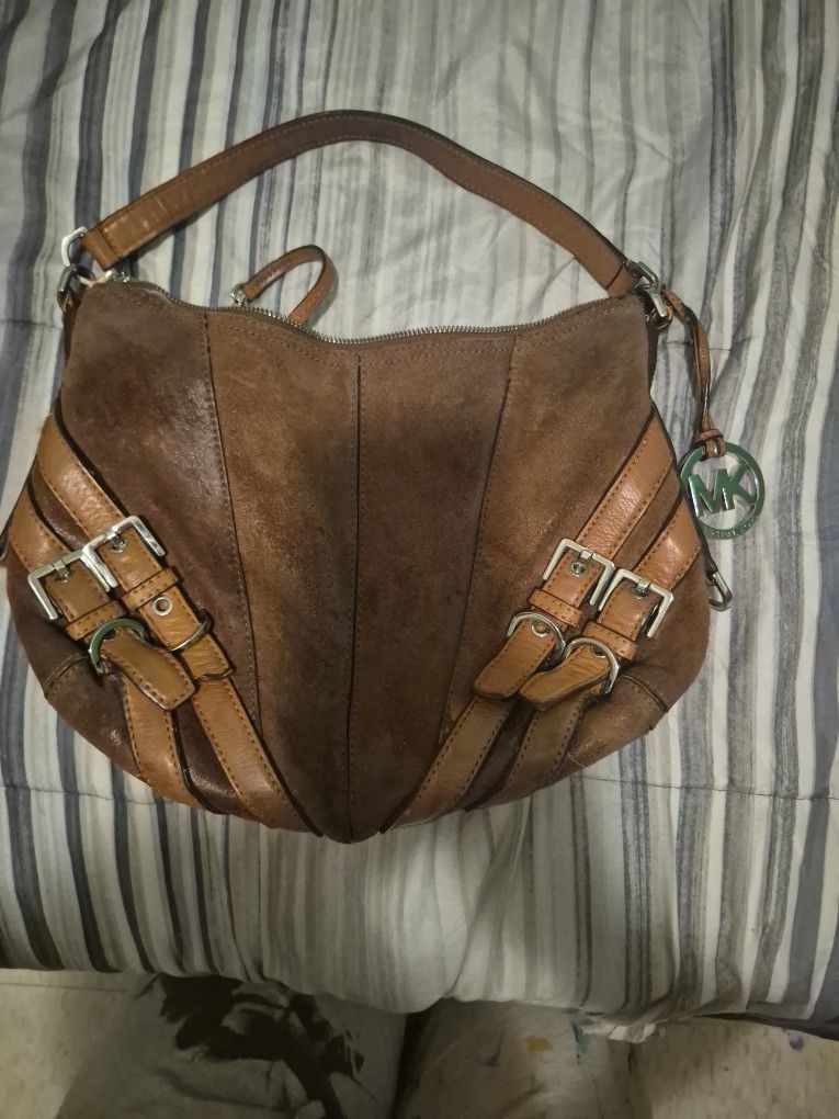 Michael Kors Distressed Med) Small/Handbag