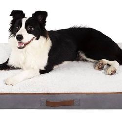 Flat Orthopedic Dog Bed-Memory Foam Dog Bed for Extra Large Dogs XL