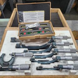 Mitutoyo Mic Set And Indicators