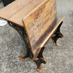 Antique School Desk