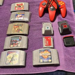 N64 games and accessory