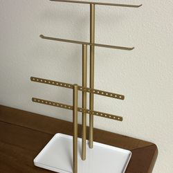 Gold Jewelry Stand