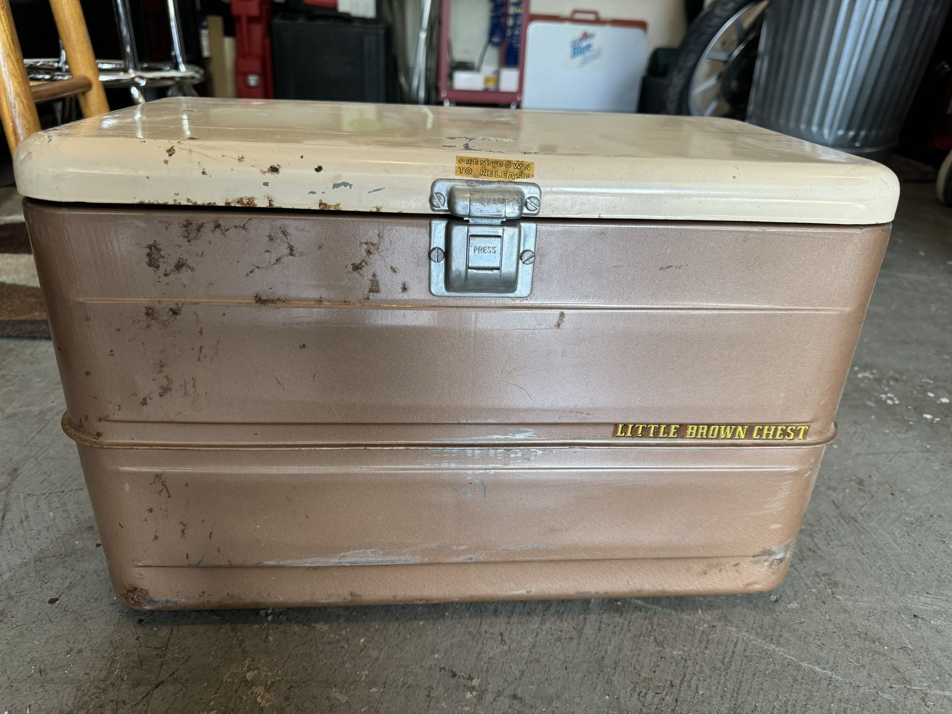 Little Brown Chest Cooler