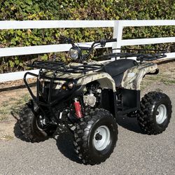 Youth Size 125cc Quad Atv 4 Wheeler 