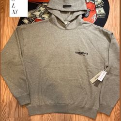 Essential Hoodie Dark Oat