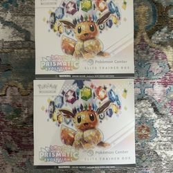 Prismatic Evolutions Pokemon Center ETB FACTORY SEALED
