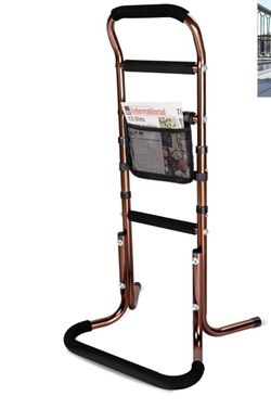 Used bedside support rail / safety grab bar $45 OBO Adjustable Sit-to-Stand Mobility Aid – Lightweight Support Frame