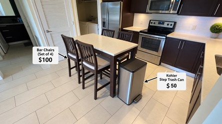 Set of 4 Bar Chairs