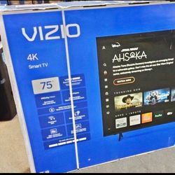 75 Vizio Smart 4k Hdtv $55 Down On Finacing Free Delivery.  6 Month Warranty 