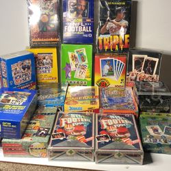 SEALED SPORT CARD BOXES 