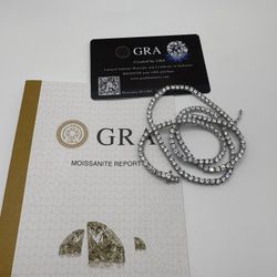 Moissanite Tennis Necklace 20inch 3MM (Insane Shine)