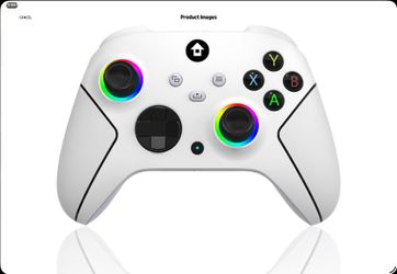 Xbox Controller 2.4G Robot White $33