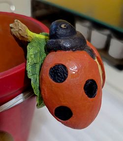 Vintage Ladybug Pot Hanger