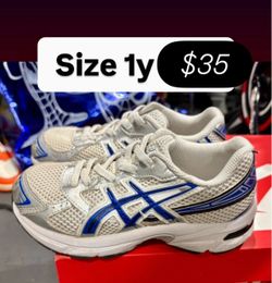 ASICS boys size 1y kids youth