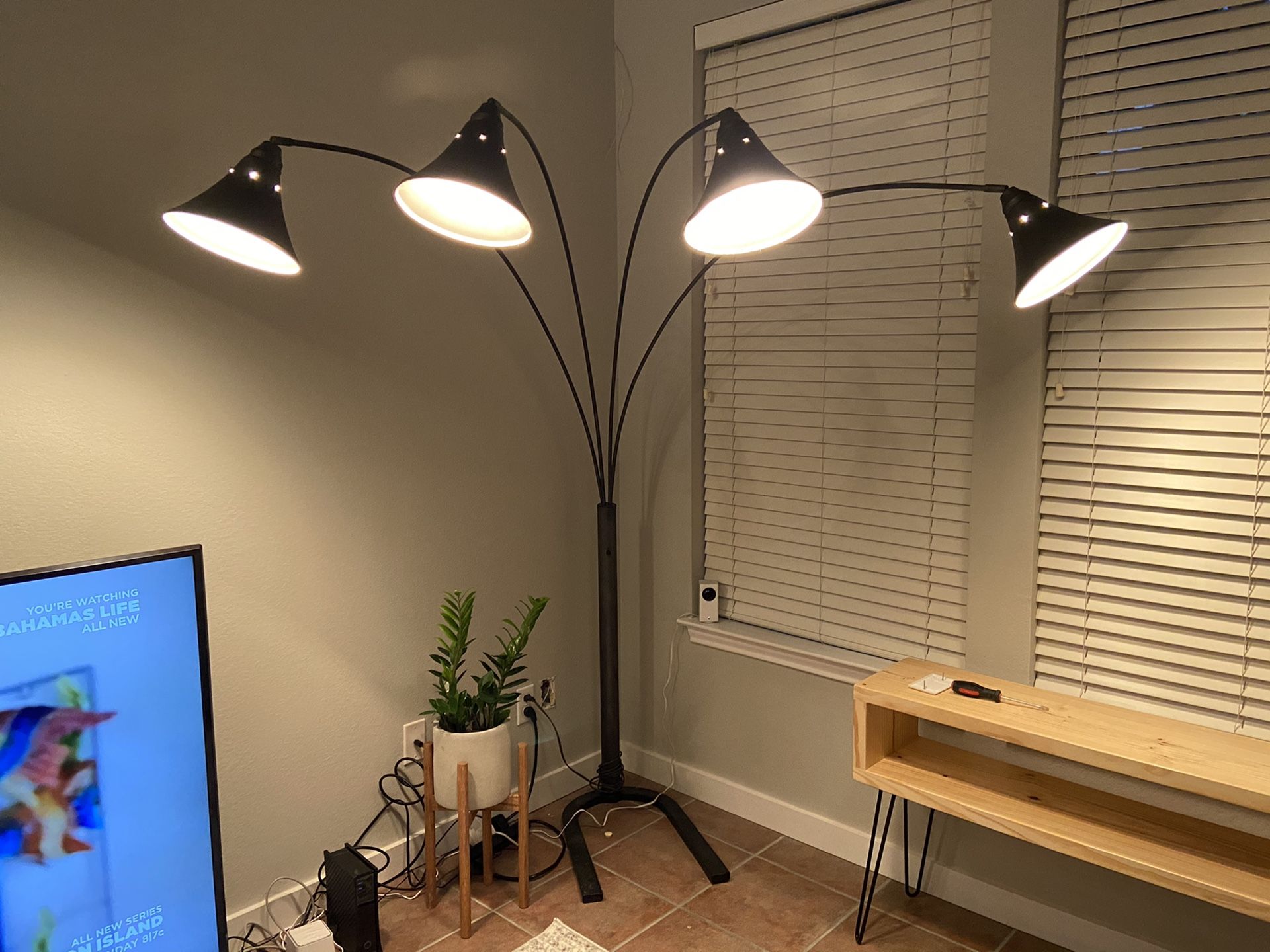 Large, Modern Floor Lamp