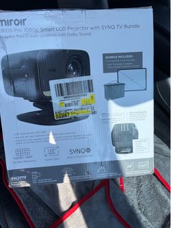 4k HD projector Blk w/case