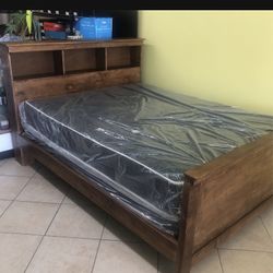 Cama Nueva De Madera De Pino