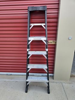 Little Giant SafeFrame 6' Heavy Duty Step Ladder – 375 LB Capacity