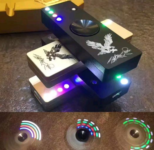Lighter Fidget Spinner with LED Lights