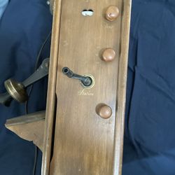 Antique wall Phone Radio * The Country Bell 1950's