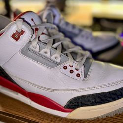Nike Air Jordan 3 Retro 2013 In Fire Red 