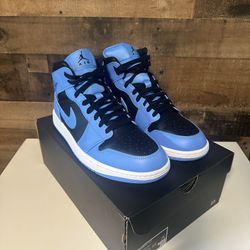 Jordan 1 mid University blue