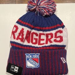 New York Rangers Team Logo Beanie Hat Cap - NWT 