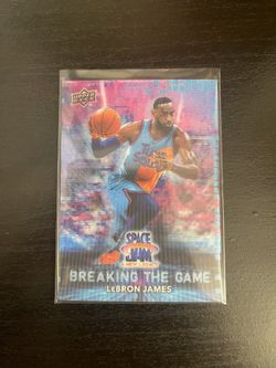 2021 Upper Deck Space Jam Breaking the Game Lebron James 3D-30