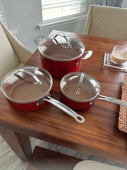 Copper pot set