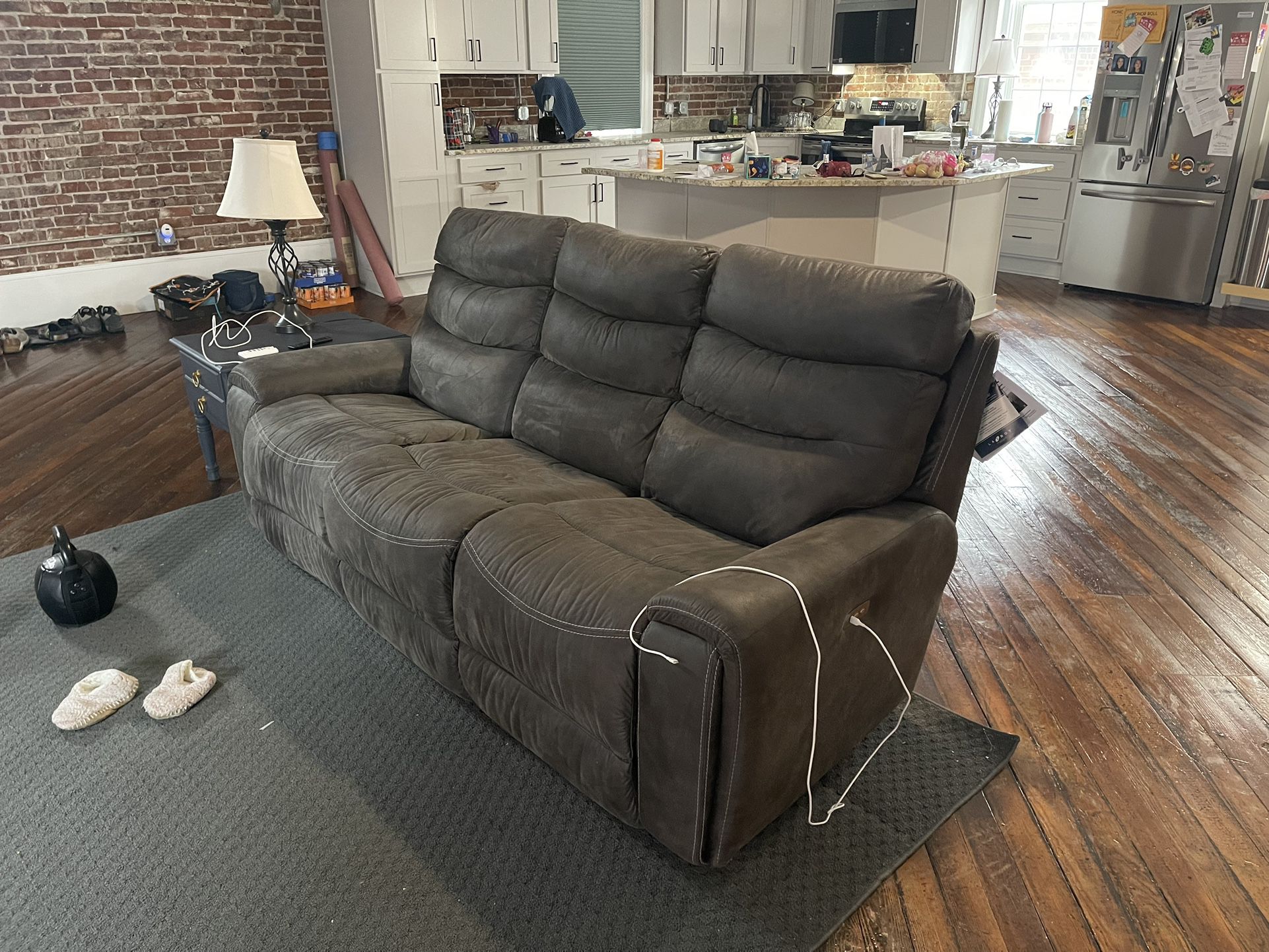 La-Z-Boy Electric Dual Recliner Couch