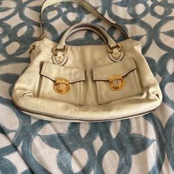 Authentic Marc Jacob’s Cream Leather Tote 