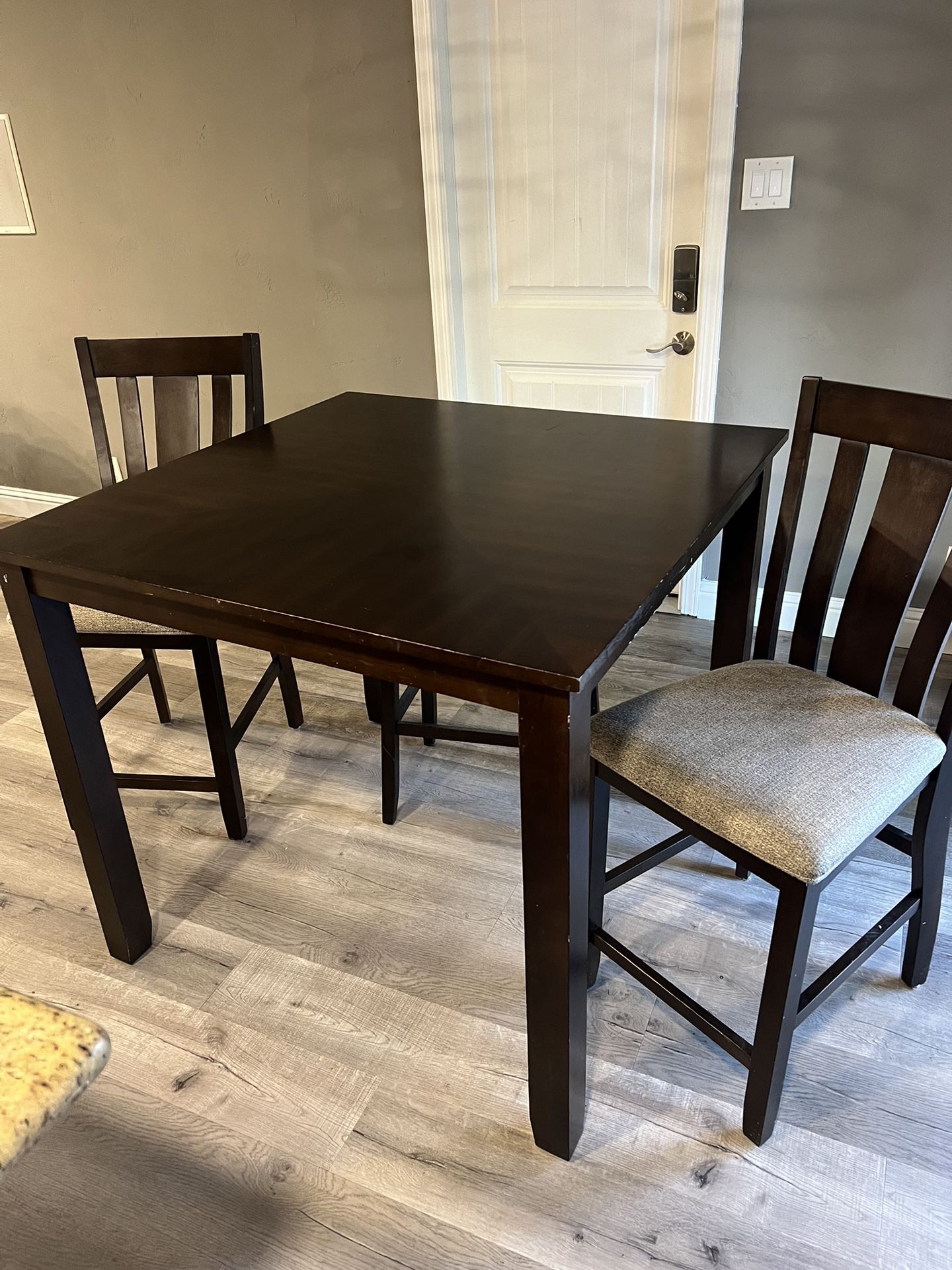 Dining Table With Chairs Pub Style 