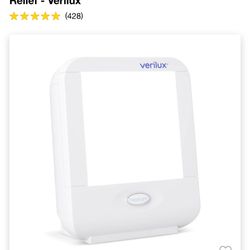 HappyLight Compact Personal Portable Therapy Lamp: UV-Free 10,000 Lux, SAD Relief - Verilux