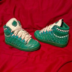 Kids Adidas x Toy Story ‘Rex’ Top Ten Hi shoes (1.5)