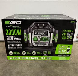 EGO POWER+ Nexus 56-volt, 2000-Watts Portable Power Station, with 2 x 7.5Ah batteries included $1099 plus tax at Lowe's website new never been used