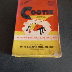 Antique Game Cootie Rare Find 