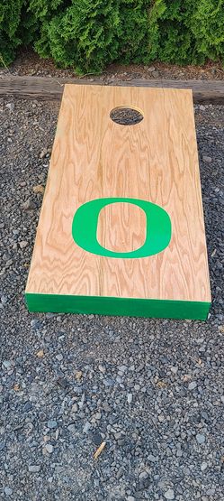 Oregon Ducks Cornhole boards