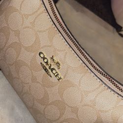 Beige Coach Bag 